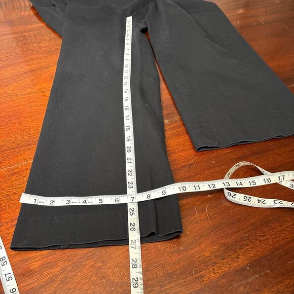 Talbots Womens Newport Dress Pants Size 14 Black Cotton Stretch Ankle Career - Picture 5 of 7